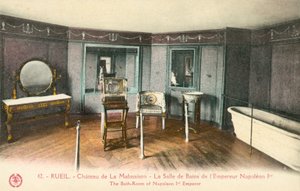 Rueil, Kasteel De La Malmaison, Badkamer van Napoleon I door French Photographer