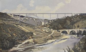 Ruïnes, Viaduct van Garabit, boven de vallei van de Truyere