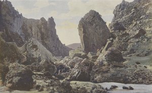 Saint-Georges-de-Levejac, Chaos du Pas de Soucy, op de Tarn, Uitzicht stroomafwaarts door French Photographer