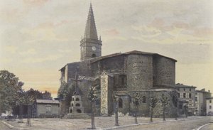 Saint-Paulien, Kerk, Zuidoostzijde