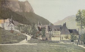 Saint-Pierre-de-Chartreuse, Klooster van de Grande-Chartreuse, Ingang door French Photographer
