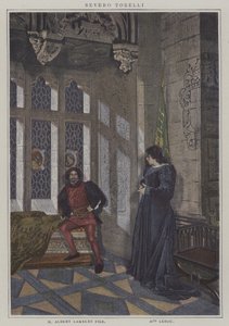 Scène uit een productie van Severo Torelli, door Francois Coppee