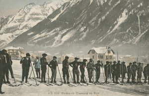 Skileraren in Chamonix