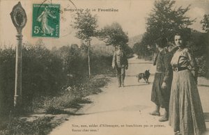 Souvenir van de Frans-Duitse grens door French Photographer