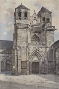 Souvigny, Kerk, Westgevel