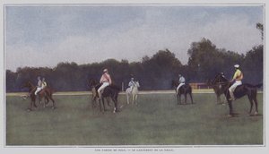 Begin van een polowedstrijd door French Photographer