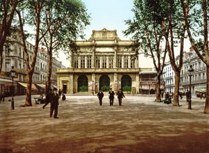 Het Gemeentelijk Theater in Béziers, Frankrijk, 1890-1900