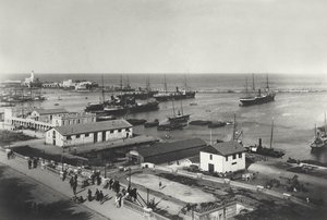 De haven van Algiers, 20 april 1886 door French Photographer