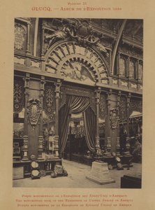 De monumentale deur van de tentoonstelling van de Verenigde Staten van Amerika door French Photographer