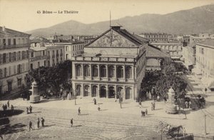 Het theater, Bone, Algerije door French Photographer