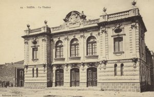 Theater, Saida, Algerije door French Photographer