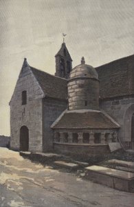 Tregastel, Kerk en ossuarium door French Photographer