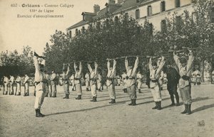 Troepen oefenen in Orleans