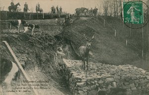Villers-Cotterets. Het bos - Equipage Menier Hallali de Cerf in Silly-la-Poterie
