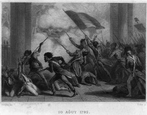 10 augustus 1792 (Val van de monarchie) - in 