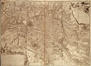 9e plan van Parijs onder Lodewijk XV - in 