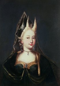 Een gehoornde heks door French School