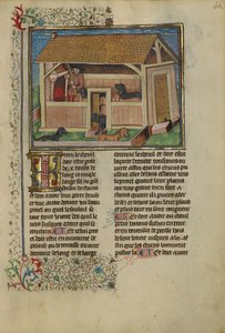 Een Jager die voor Gehokte Honden Zorgt, c.1430-40