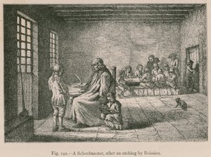 Een schoolmeester (naar een ets van Boissieu)