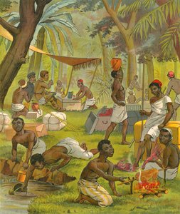 Een pauze in Afrika door French School