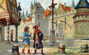 Een stad in de middeleeuwen