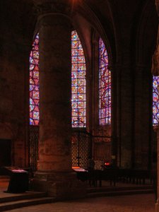 Een uitzicht op de Kapel van de Martelaren door French School