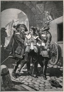 Ontvoering van Johann Friedrich Bottger (Boettger) (1591-1624) door de soldaten van Frederik-Augustus (Frederic Augustus) van Saksen, bekend als 