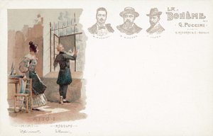 Eerste Akte, La Boheme door French School