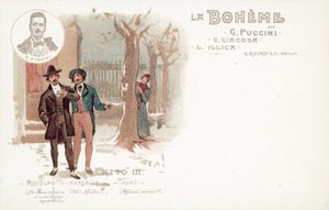 Acte drie, La Boheme door French School