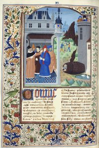 Boccaccio observeert marteling, uit 