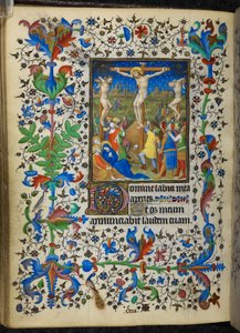 Kruisiging, uit de Chevalier Getijden, c.1420