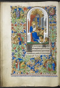 Lucas de Evangelist, uit Getijdenboek (The Bedford Hours) ca. 1410-30 door French School