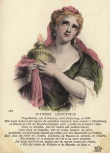 Adrienne Lecouvreur (kleurgravure)