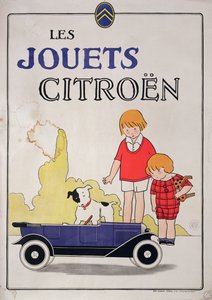 Advertentie voor Citroën-speelgoed, 1922