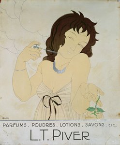 Advertentie voor L.T. Pivert ca.1900, ontworpen door Ourtin door French School