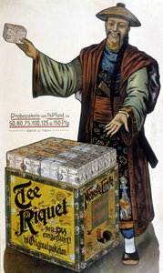 Reclame voor Chinese thee Riquet - Eind 19e eeuw door French School