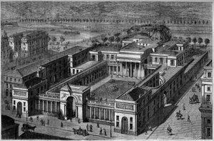 Luchtfoto van het Palais de la Légion d