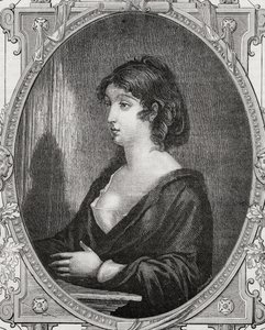 Aimee Cecile Renault (1774-94) gegraveerd door Pannemaker naar Rambert, uit 