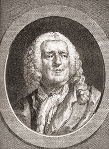 Alexis Piron, 1689-1773. Franse epigrammatist en dramaturg. Uit Les Heures Libres gepubliceerd 1908. door French School