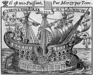 Allegorie van Franse macht: 