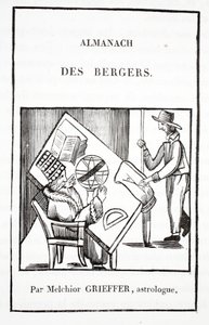 Almanak van de Herders door Melchior Grieffer, astroloog