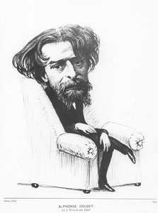 Alphonse Daudet, 1892 door French School