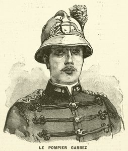 Alphonse Garbez, Franse brandweerman door French School