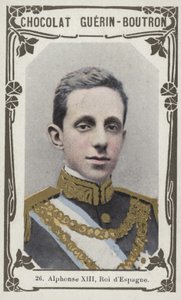 Alfons XIII, Koning van Spanje door French School