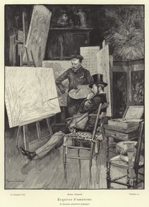 Amateur schets door French School