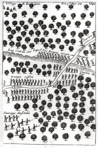Hinderlaag van de Iroquois, uit 
