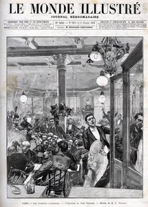 Anarchistische aanslagen in Parijs in februari 1894. De explosie in het Terminus Café. 