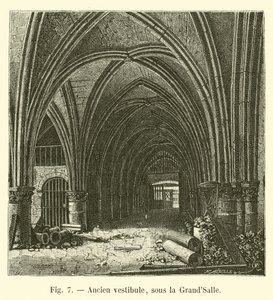 Oude vestibule, onder de Grote Zaal door French School