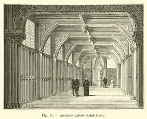 Oude Sint-Louis galerij door French School