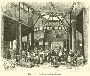 Oude botermarkt door French School